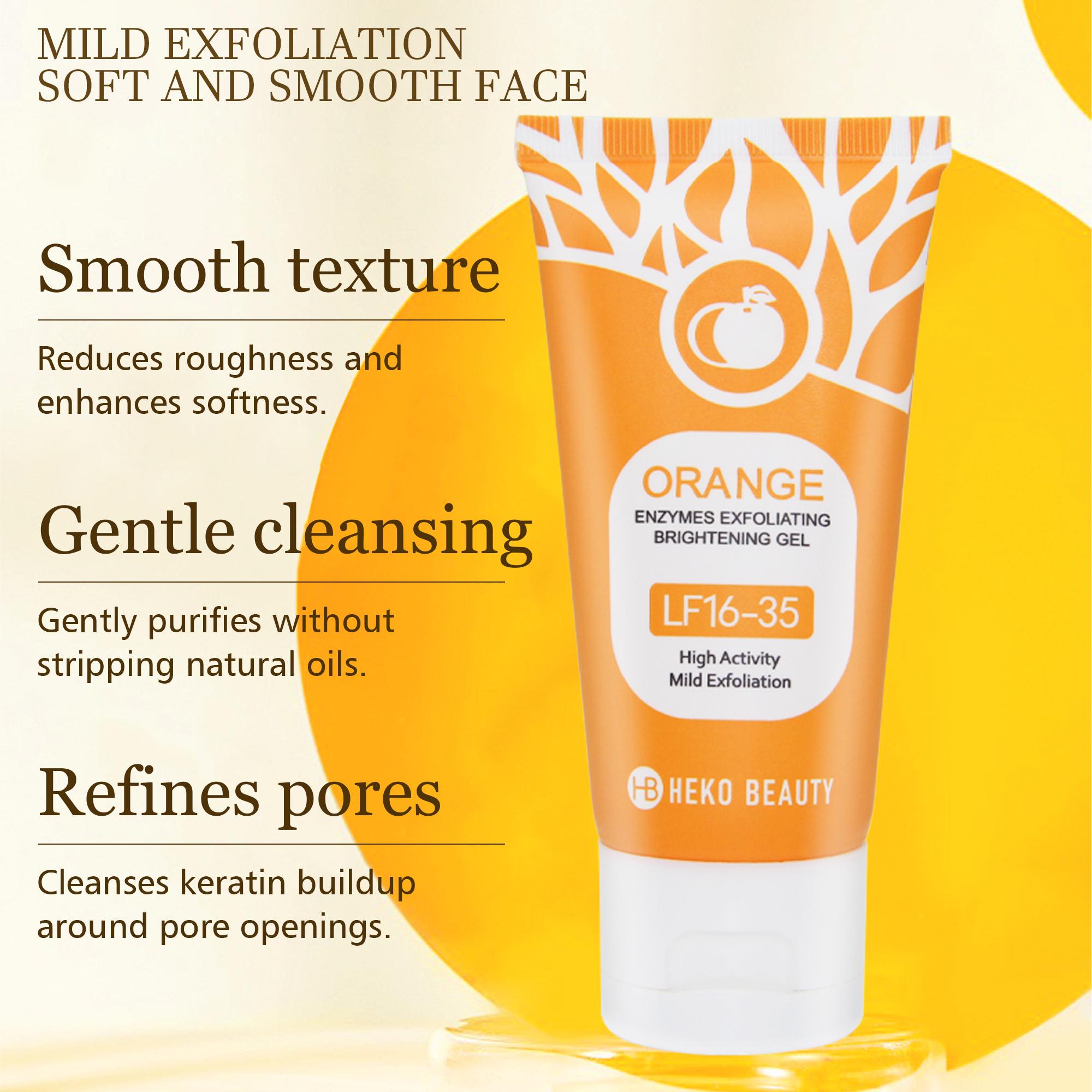 Exfoliating Gel Facial Exfoliator Scrub, Deep Cleansing for Skin, Gentle Formula, Mild Exfoliant, Suitable for Daily Use, 50g, Face Care Products