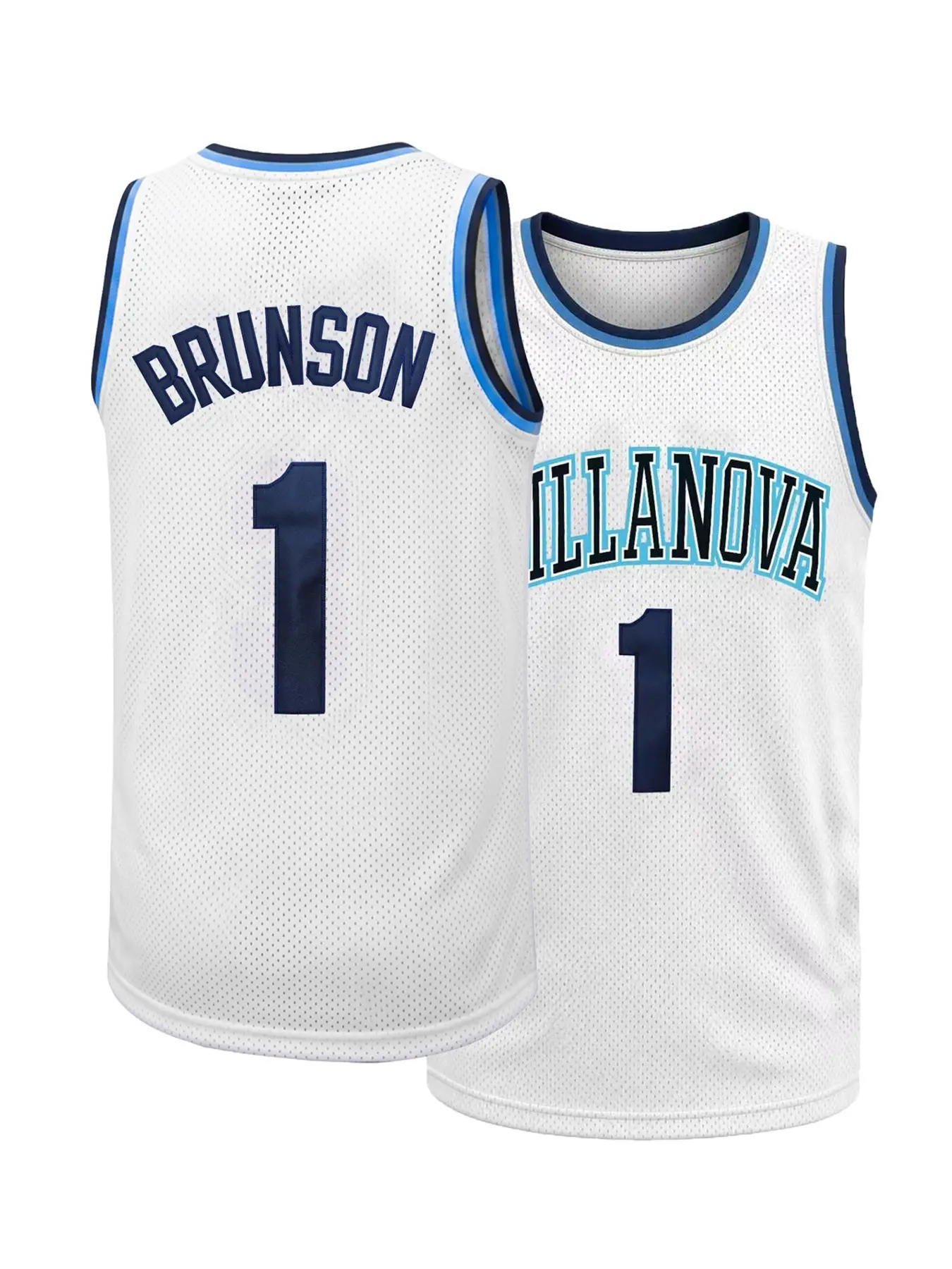 Classic Villanova 1 Jersey | Stitched Mesh Unisex Athletic Tank