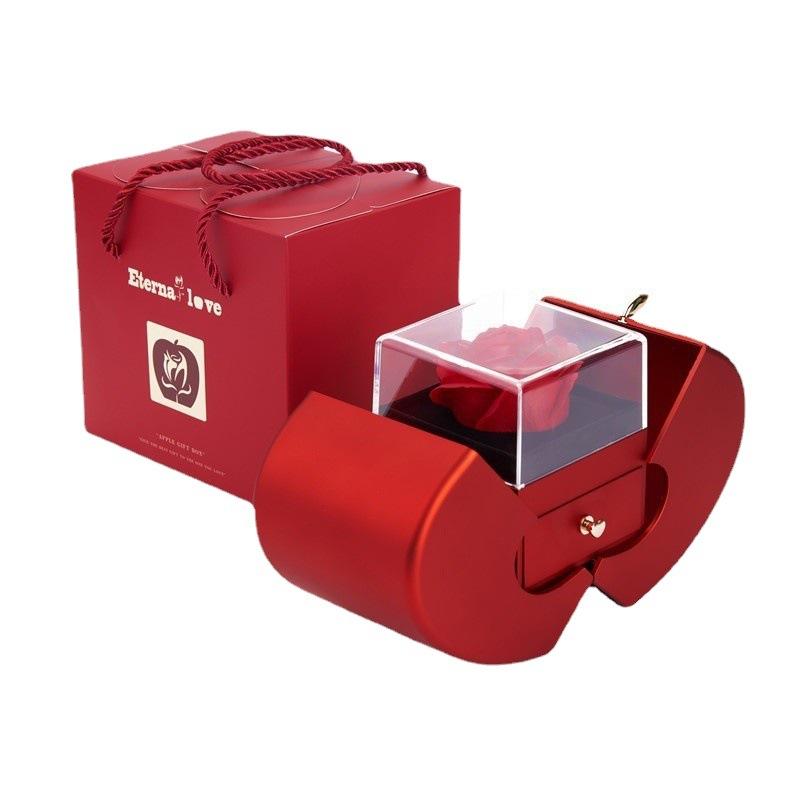 Delzzad Preserved Real Rose Gift Jewelry Gifts Idea on Valentine's Day, Anniversary, Christmas, Mother's Day, Birthday(Box Only) Delzzad Preserved Real Rose Gift Jewelry Gifts Idea on Valentine's Day, Anniversary, Christmas, Mother's Day, Birthday(Box Only)