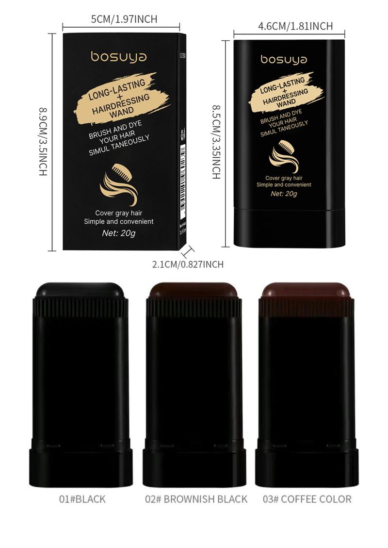 Bosuya Ultimate Hair Dye Comb (20ml) – Disposable Hair Dye Pen with Waterproof & Sweatproof Formula, Easy Application, Fast Color Replenishment, Long-Lasting & Non-Fading Color; Ideal for Blonde Highlights & Haircare.