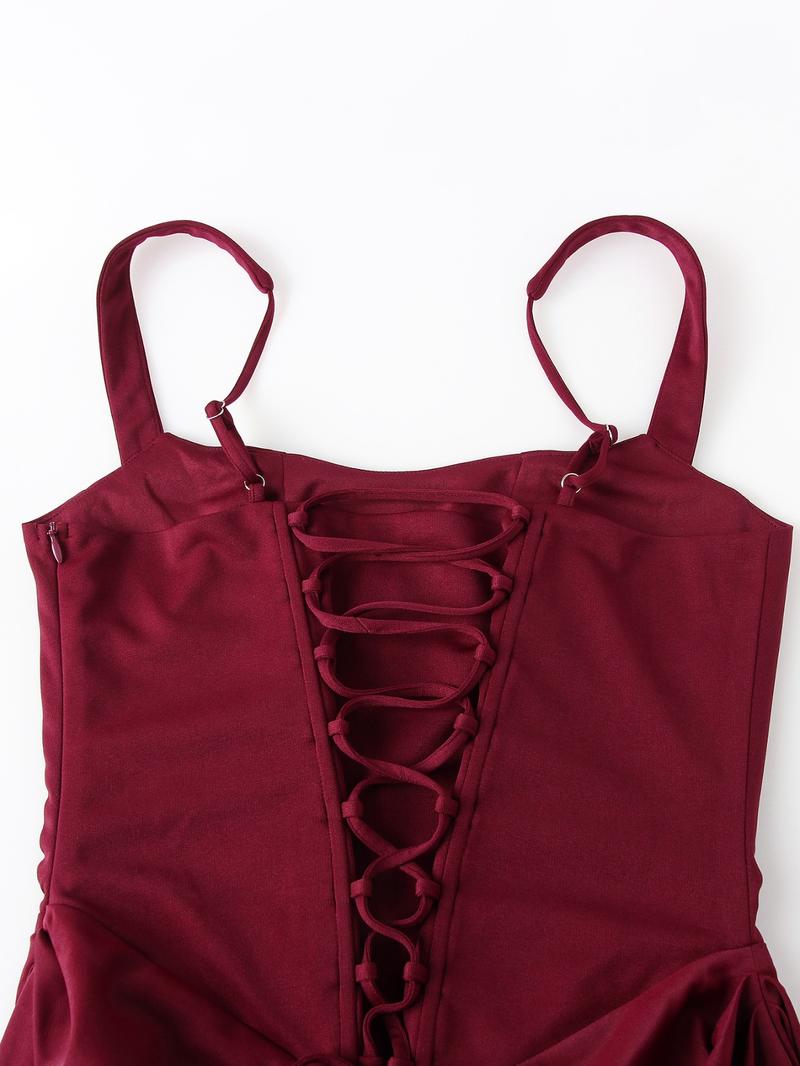 Women Drawstring Corset Evening Party Dress Elegant Occasion Wear Wedding Guest Mermaid Maxi Evening Gown Women Drawstring Corset Evening Party Dress Elegant Occasion Wear Wedding Guest Mermaid Maxi Evening Gown