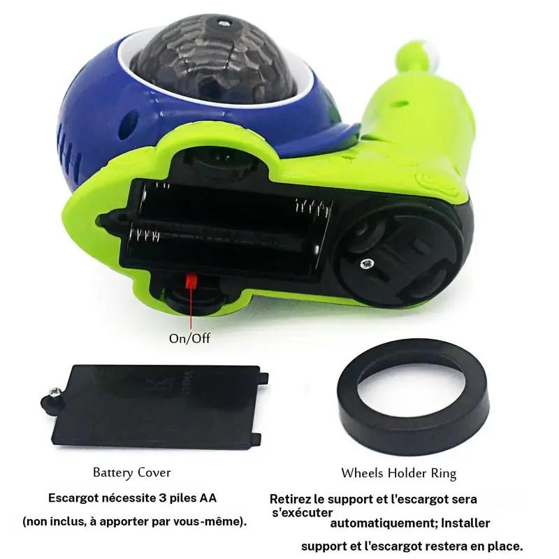 Interactive Musical Light-Up Snail & Hermit Crab Toy, Unisex Sensory Educational Gift for Kids (Batteries Not Included)