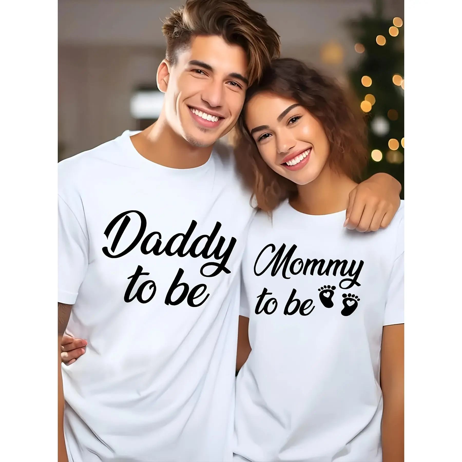 Matching Couple'S Anniversary T Shirts His & Hers Wedding Tees with I Love My Wife Husband Print Heavyweight Crew Neck Shirts Machine Washable Wedding Gifts for Couples Annifor Valentine'S Day Holiday Gift