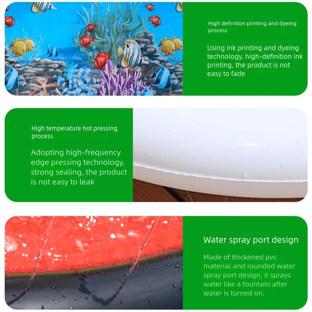 Inflatable Water Slide, New Playful Surfboard, Outdoor Single and Double Person, PVC Spray Water Slide, 1 Piece