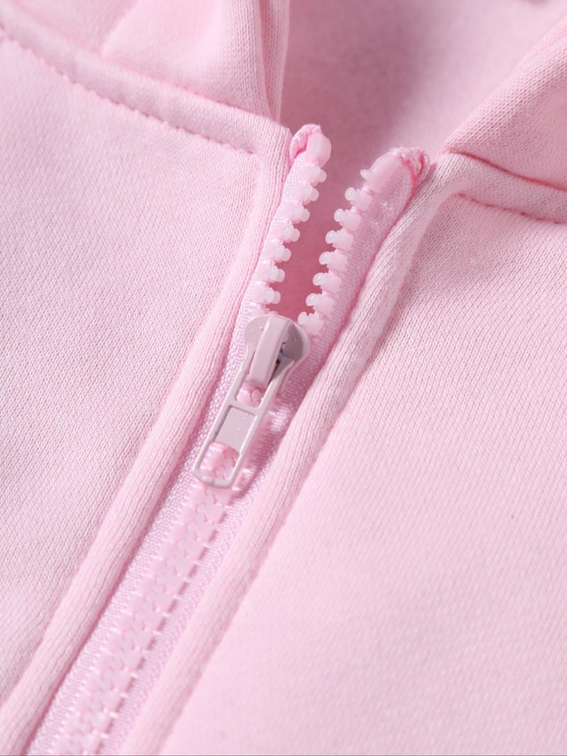 Autumn Winter Zipper Cardigan Long Sleeve Hoodie Yoga Pants Set, Casual High-Waisted Butt-Lifting Style, Perfect for Fall & Winter, Sweatsuit Matching Set