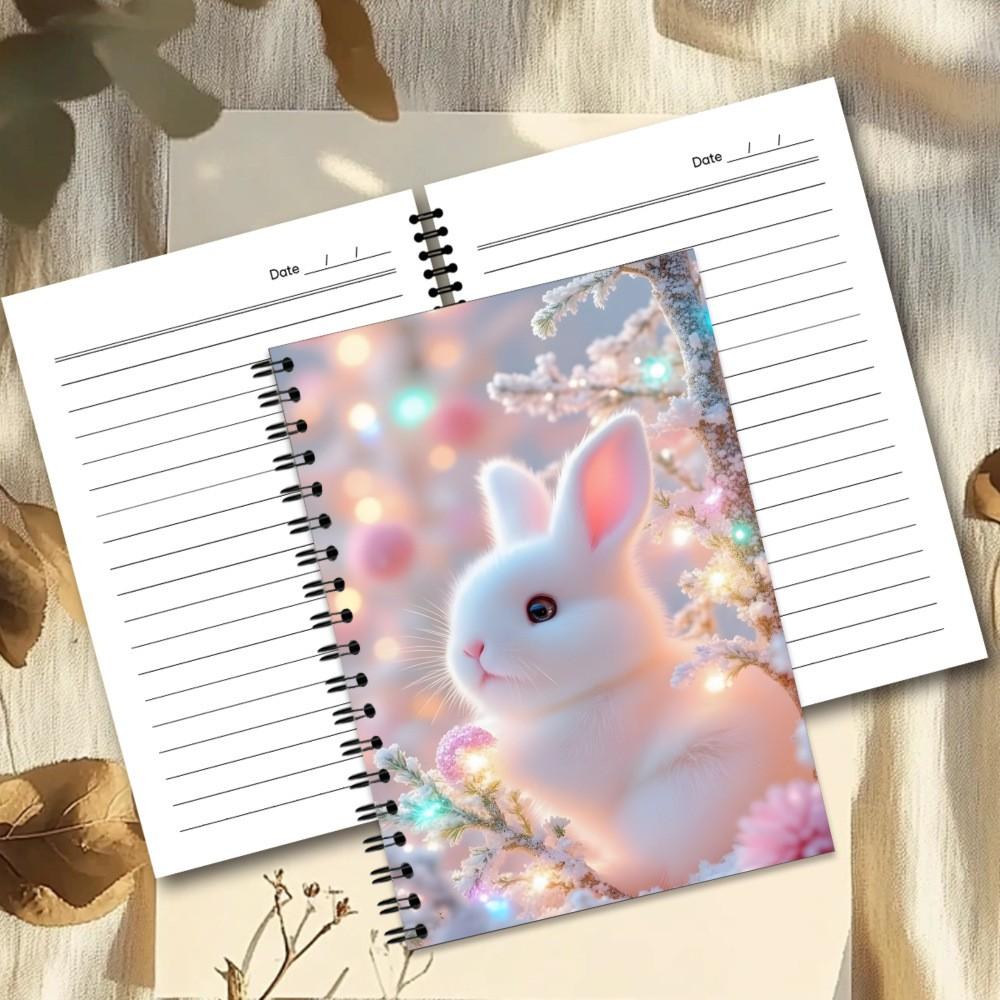 New Bestselling A5 Flashing Light Notebook, 100 Pages Sketch Book, Spiral Coil Journal, Sticky Notes, Ideal for Drawing and Note-Taking