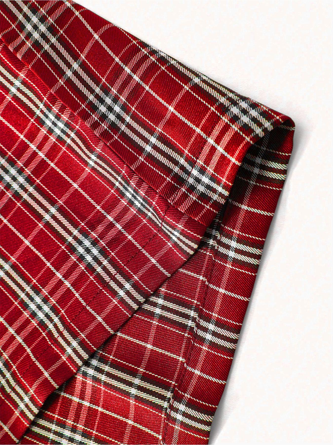 Retro Striped Short Sleeve Shirt with Letter Print, Loose-Fitting Casual Woven Top for All Seasons, Vintage Style Button Shirt, Casual Comfy Shirt