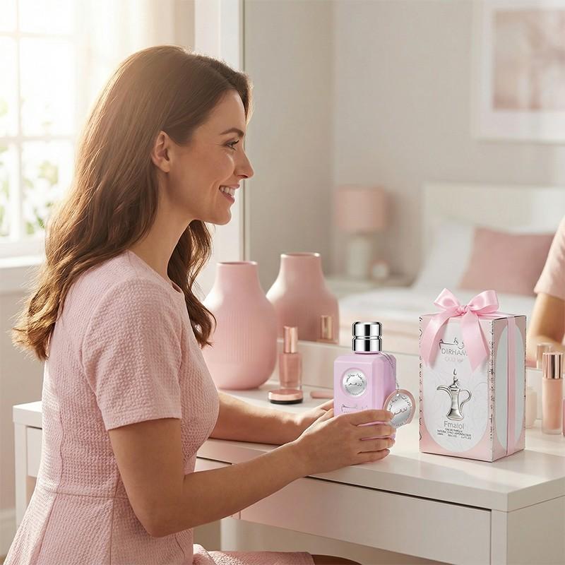 High-End Unisex Perfume, Vanilla & Wood Notes, Light Floral Scent, Fresh Fragrance, Perfect for Dates, Parties, Holiday Gifts