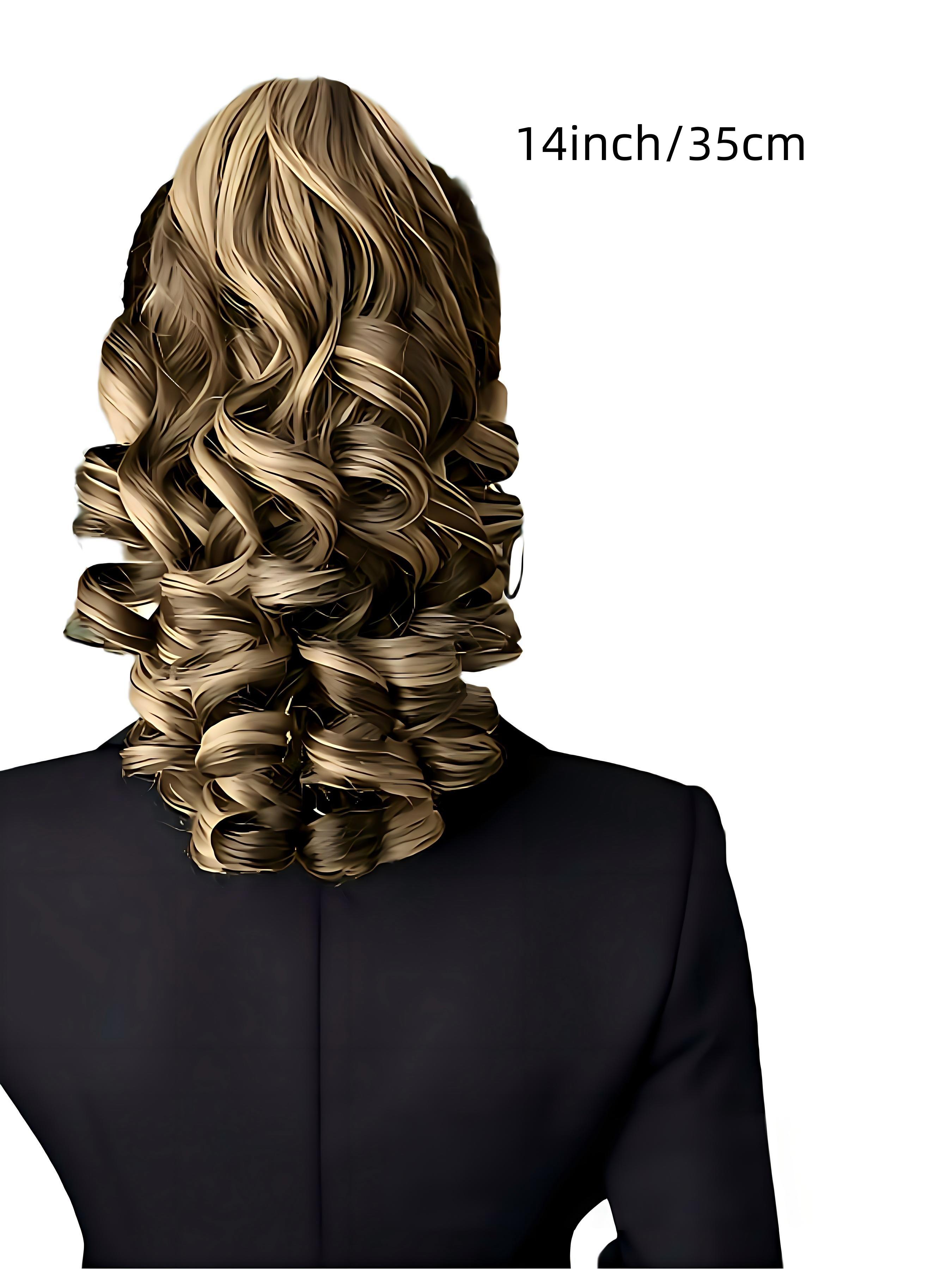 Multi-Color Claw Clip Ponytail Hair Accessory, 14 Inch Wavy Synthetic Fiber, Heat Resistant, Daily Use, Fashionable Hairstyle Solution