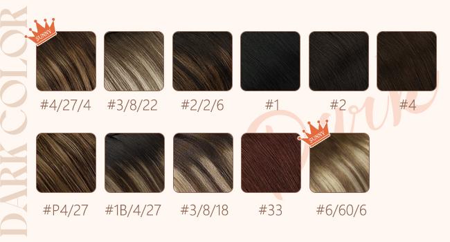 Sunny Fish Line Hair Extensions Remy  Invisible Human hair for Natural Look  Easy To Style Soft  #TikTokShopBlackFriday