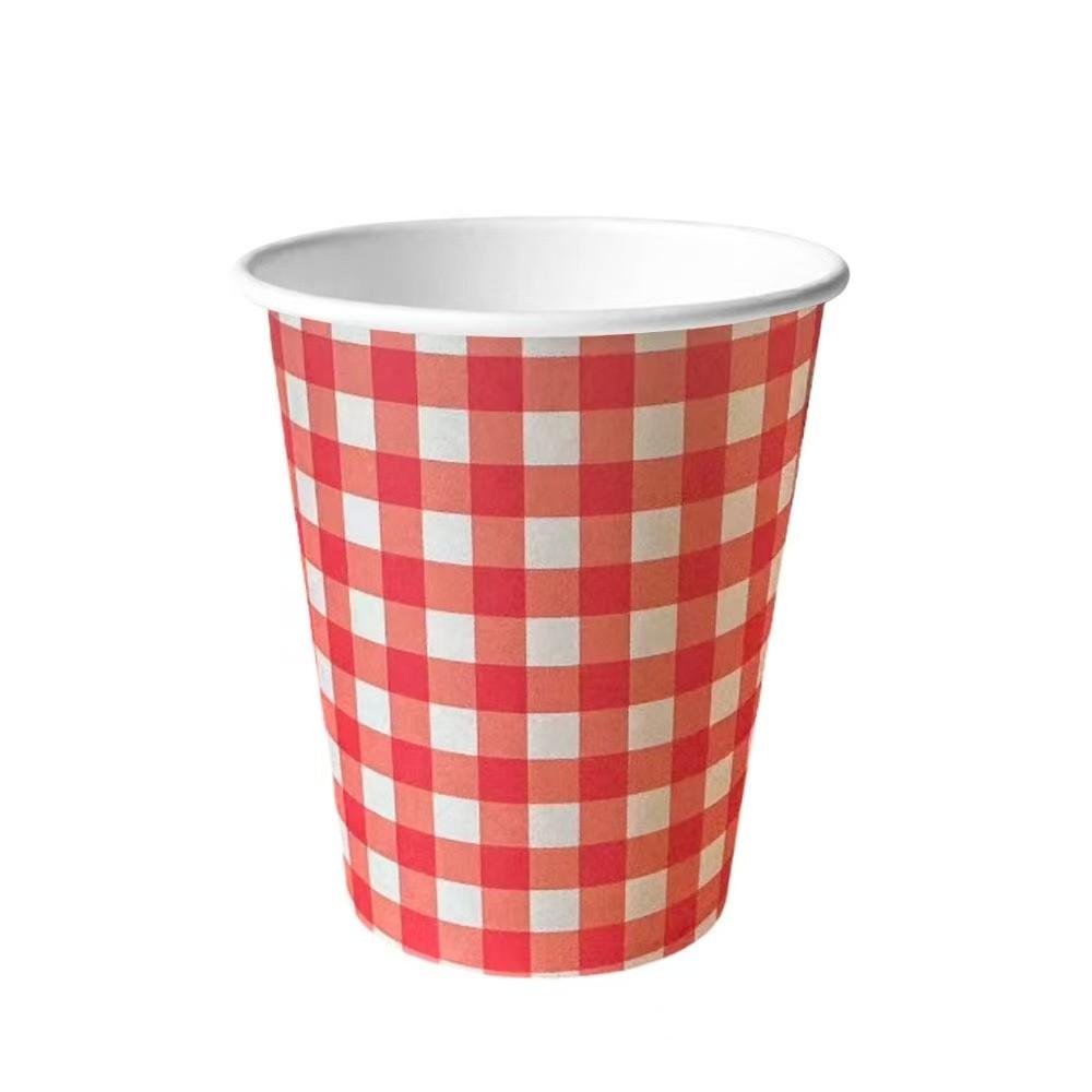 Party Supplies Set, 10-Person Plaid Design, Includes Tablecloth, Paper Plates, Cups, Napkins, Cutlery, Ideal for Birthday Parties