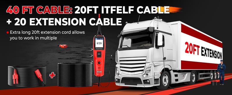 Autel Circuit Tester PS100, Power Circuit Probe Scan Tool, 12-24V Electrical Short Open Breaker Circuit Finder, Auto Circuit Tester, Digital Multimeter/Relay & Diode Resistance Tool Kit, 20FT Long Cord Autel Circuit Tester PS100, Power Circuit Probe Scan Tool, 12-24V Electrical Short Open Breaker Circuit Finder, Auto Circuit Tester, Digital Multimeter/Relay & Diode Resistance Tool Kit, 20FT Long Cord