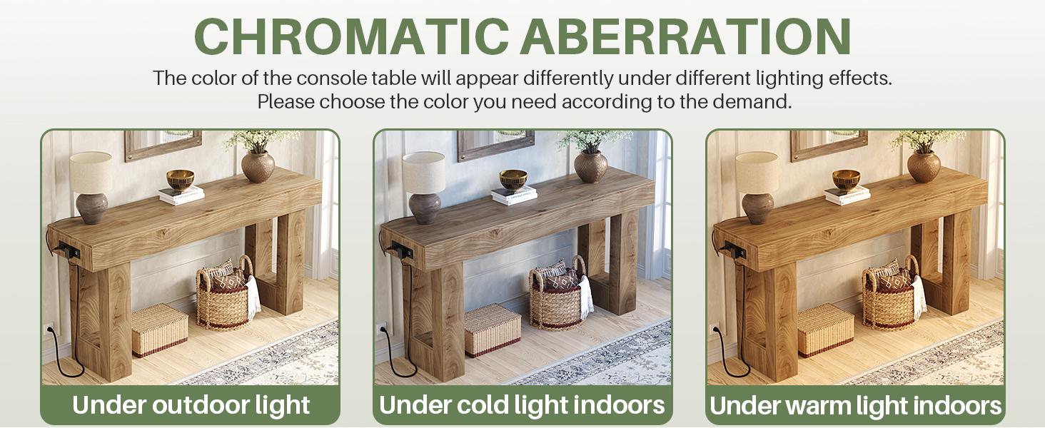 iSunirm 63'' Long Console Table, Wooden Entryway Table with Storage, Farmhouse Accent Table for Entrance, Hallway, Living Room iSunirm 63'' Long Console Table, Wooden Entryway Table with Storage, Farmhouse Accent Table for Entrance, Hallway, Living Room