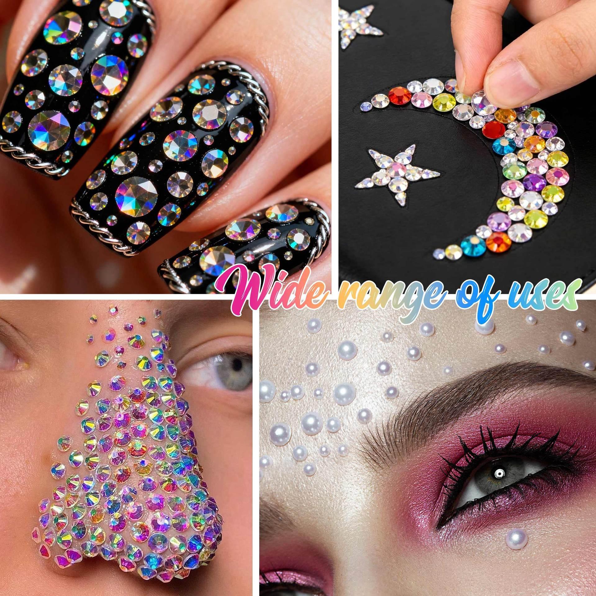 10000 Jelly Rhinestones, 24 Colors Ab Resin Drills, Nail Art Phone Case DIY Craft Accessories, Fashion Jewelry Shoe Bag Decorations