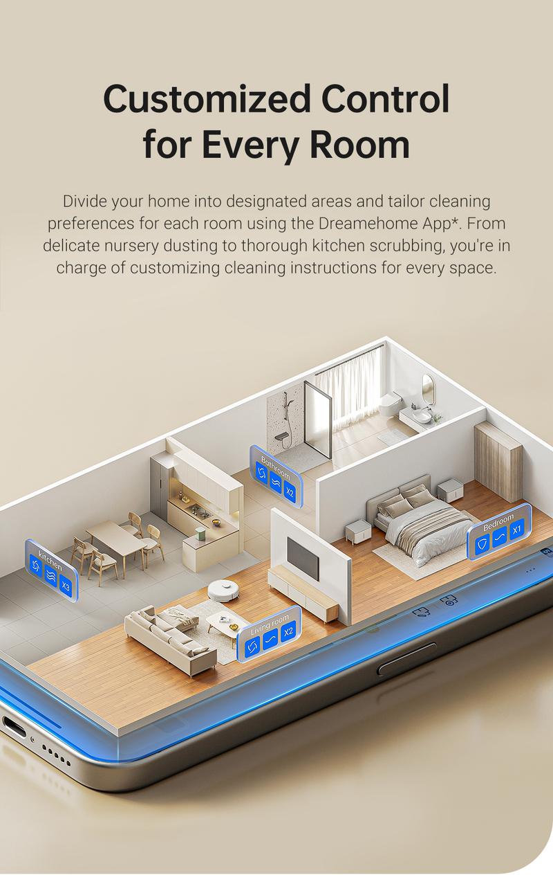 DREAME D10 Plus Gen 2 Robot Vacuum and Mop with Self-Emptying Base for 90 Days of Cleaning, 6000 Pa Suction and LiDAR Navigation, Obstacle Avoidance, Wi-Fi Connected