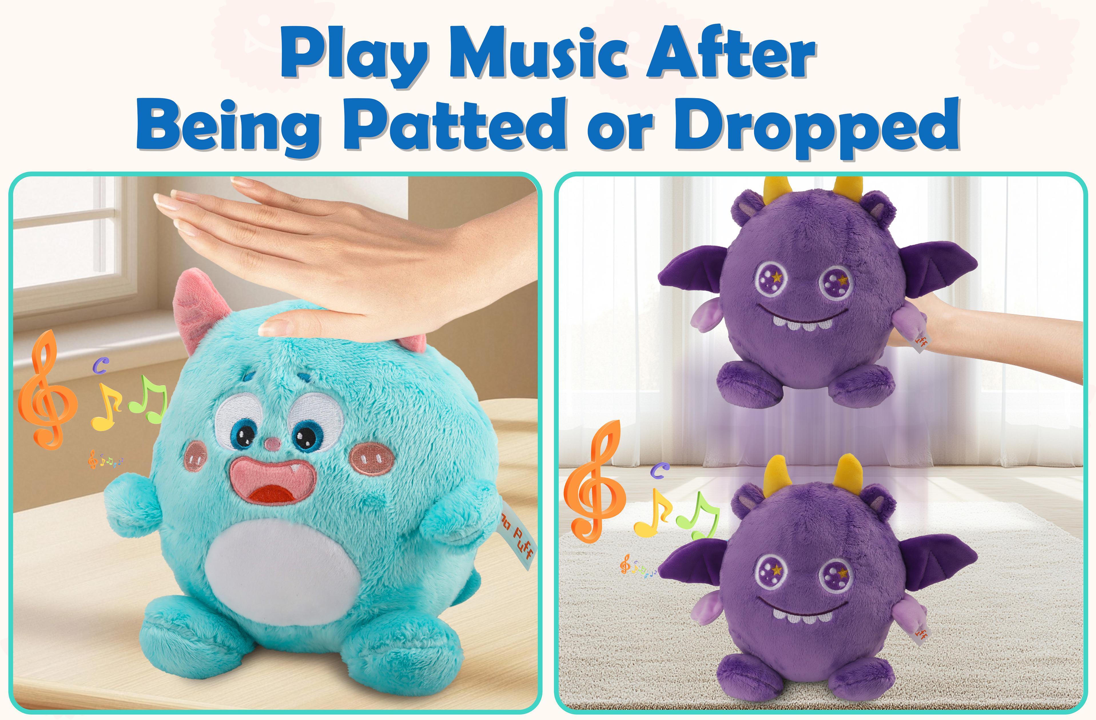 Lumo Puff Bouncing Monster Plush Toy - 9.5