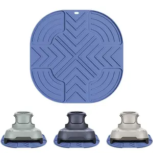 Lightweight Heat Resistant Cushion for Air Fryer, Reusable Silicone Anti-Slip Heat Protector Mat Kitchen Insulation Pad Compatible with Ninja Crispi Airfryer Accessories
