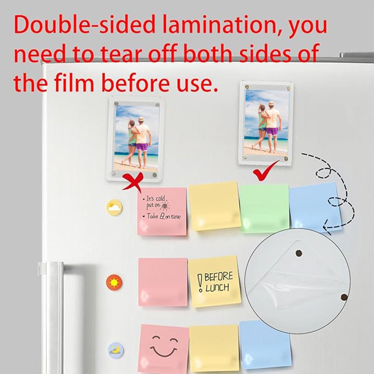 Magnetic Acrylic Photo Frame in Transparent Rectangle Style, Versatile Sizes for Family Warmth and Memories