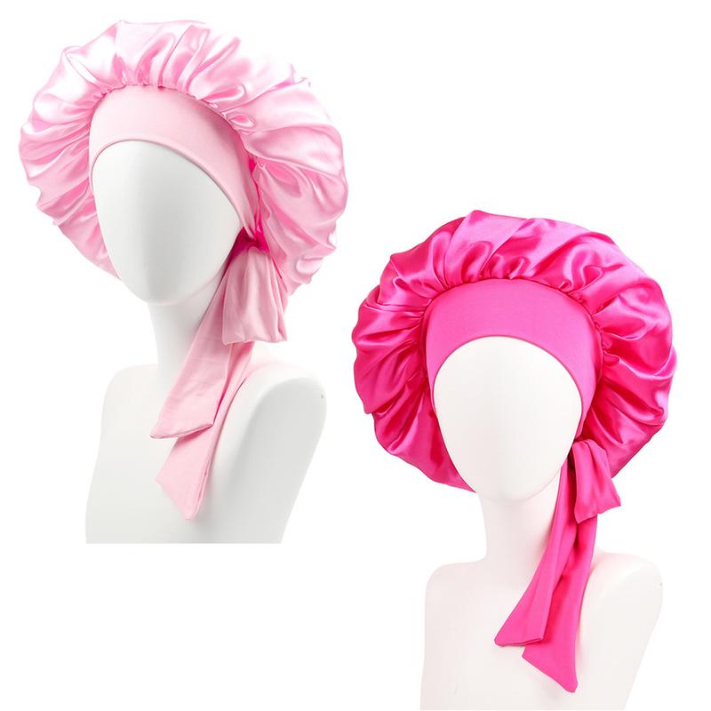 [NEW IN] Silk Bonnet for Sleeping Women Satin Bonnet Hair Bonnet Night Sleep Cap Scarf wrap for Curly Hair with tie Band