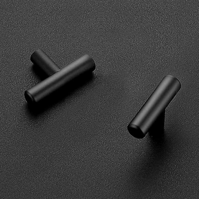 14-Pack 1.97 Inch (Approx. 5 cm) Cabinet Knobs, Single Hole Matte Black Cabinet Hardware, Stainless Steel Kitchen Drawer Pulls for Cabinets & Wardrobes, Door Hardware