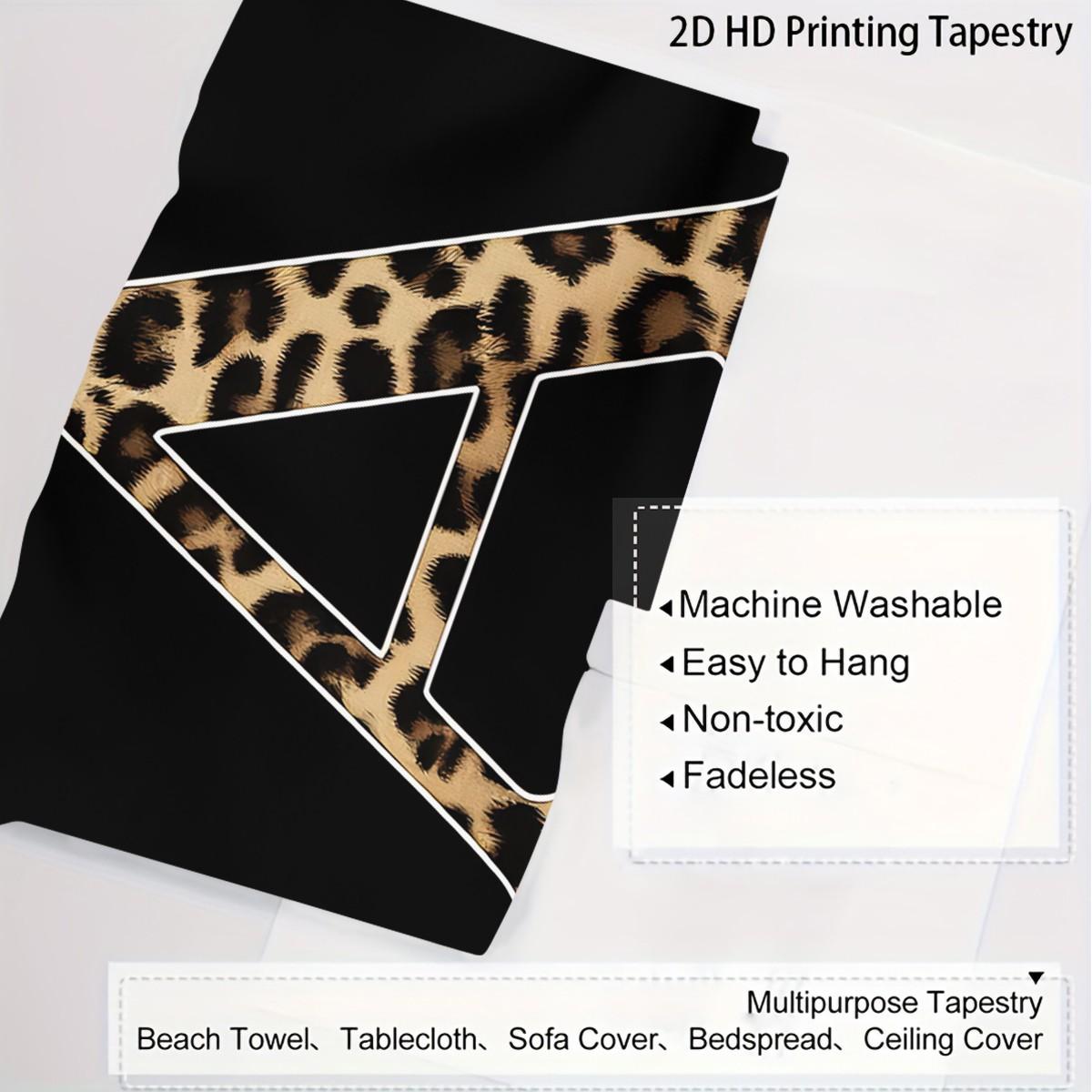 Animal Print Monogram Wall Tapestry, Leopard Zebra Tiger Initial Wall Hanging for Bedroom Dorm, Home Decor Gift for Animal Lovers Animal Print Monogram Wall Tapestry, Leopard Zebra Tiger Initial Wall Hanging for Bedroom Dorm, Home Decor Gift for Anim