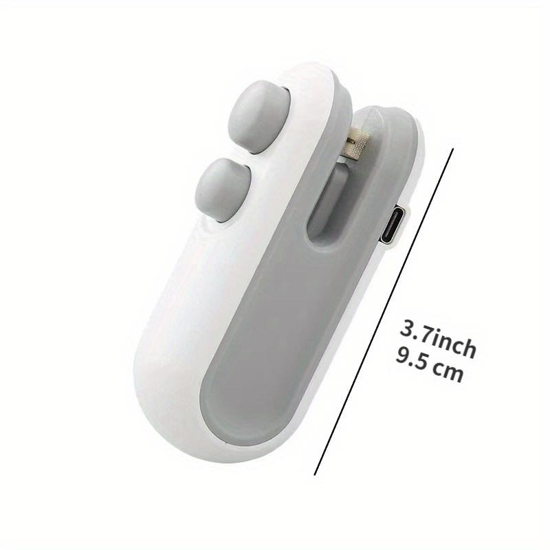 2 in 1 Mini Sealing & Cutting Machine, Portable Usb Rechargeable Snack Sealing Machine, Handheld Heat Sealing Device for Snack & Food Storage Plastic Sealer, Vacuum Sealer Machine 2 in 1 Mini Sealing & Cutting Machine, Portable Usb Rechargeable Snack Sealing Machine, Handheld Heat Sealing Device for Snack & Food Storage Plastic Sealer, Vacuum Sealer Machine