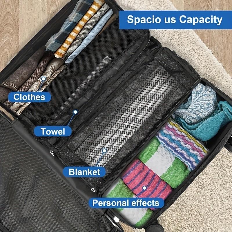 Large Capacity Handheld Storage Bag, Multi-Functional Portable Hanging Travel Rack, Foldable Clothes Organizer, Ideal for Luggage Sorting