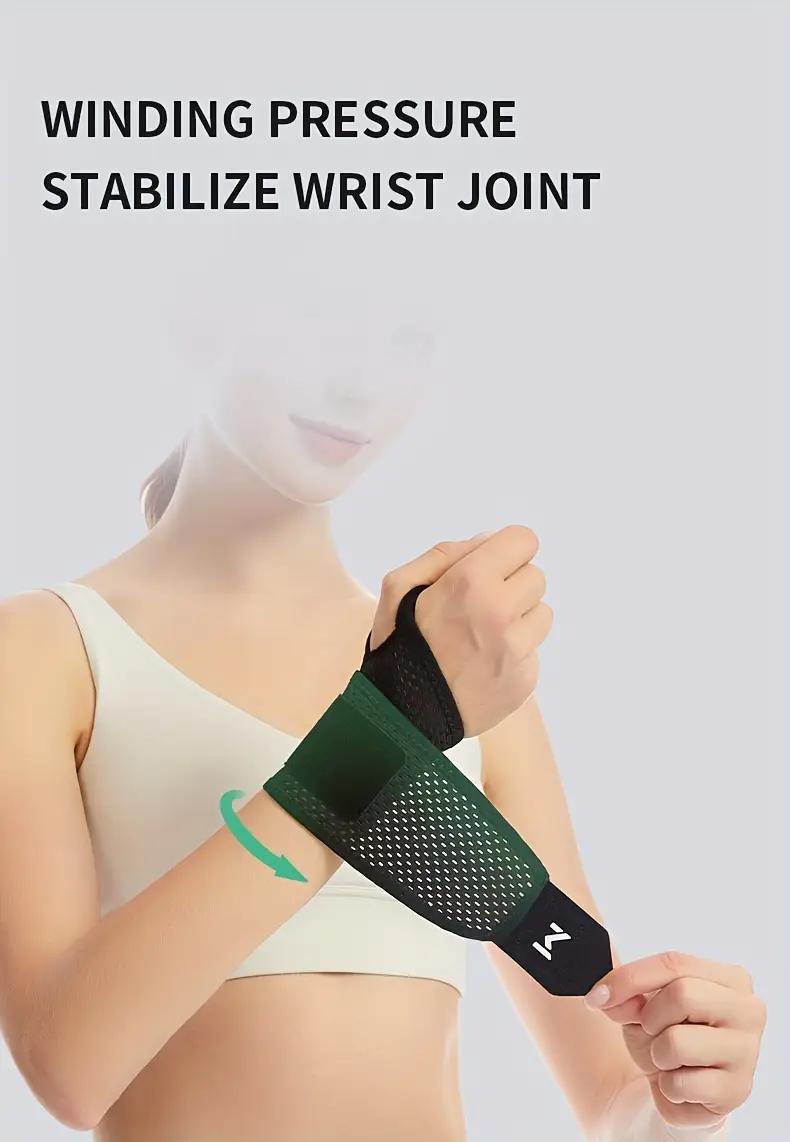 Breathable Wrist Brace (2 Pack) for Relieve Wrist Pain from Carpal Tunnel, Arthritis, Tendonitis, Sprain, TFCC| Adjustable Wrist Wraps Support for Weightlifting, Tennis - Fits All