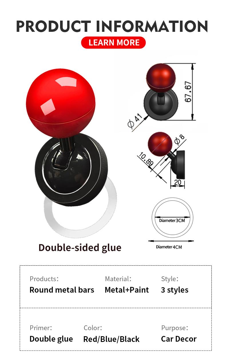 Metal Car Joystick Push Start Button Cover, Metal Push to Start Accessories, Car Starter Engine Start Stop Button Cover, Cool Car Accessories Interior Decor Push to Start Button Rocker