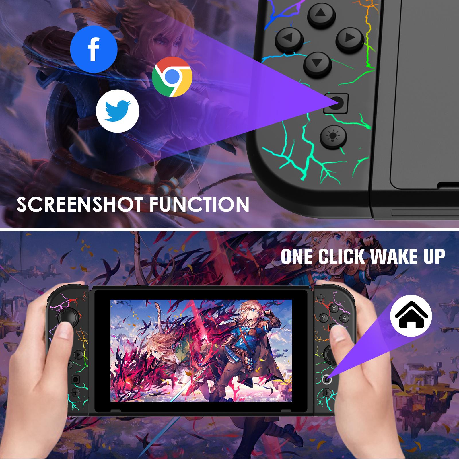 Game Controller (L/R) Switch Controller- Wireless Game Controller LIGTHING Gaming Items Smartphone Joystick Console controller Lighting controller