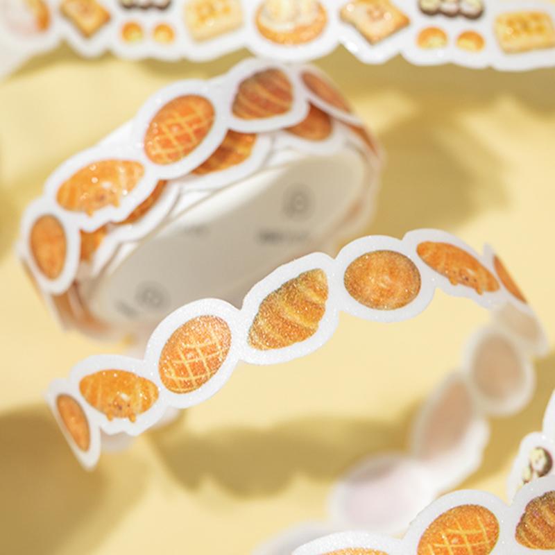 Fruit & Food Pattern Washi Tape, 5 Rolls Decorative Tape, DIY Decorative Sticker for Scrapbooking, Journaling, Gift Wrapping