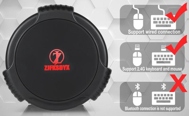 C91 AimBox Official｜Zero Lag MnK Adapter｜Plug & Play FPS Hack (No Ban!)0.8ms PRO Converter｜Mouse & Keyboard for PS4/Xbox/Switch｜FPS Dominator for Warzone/Apex/R6