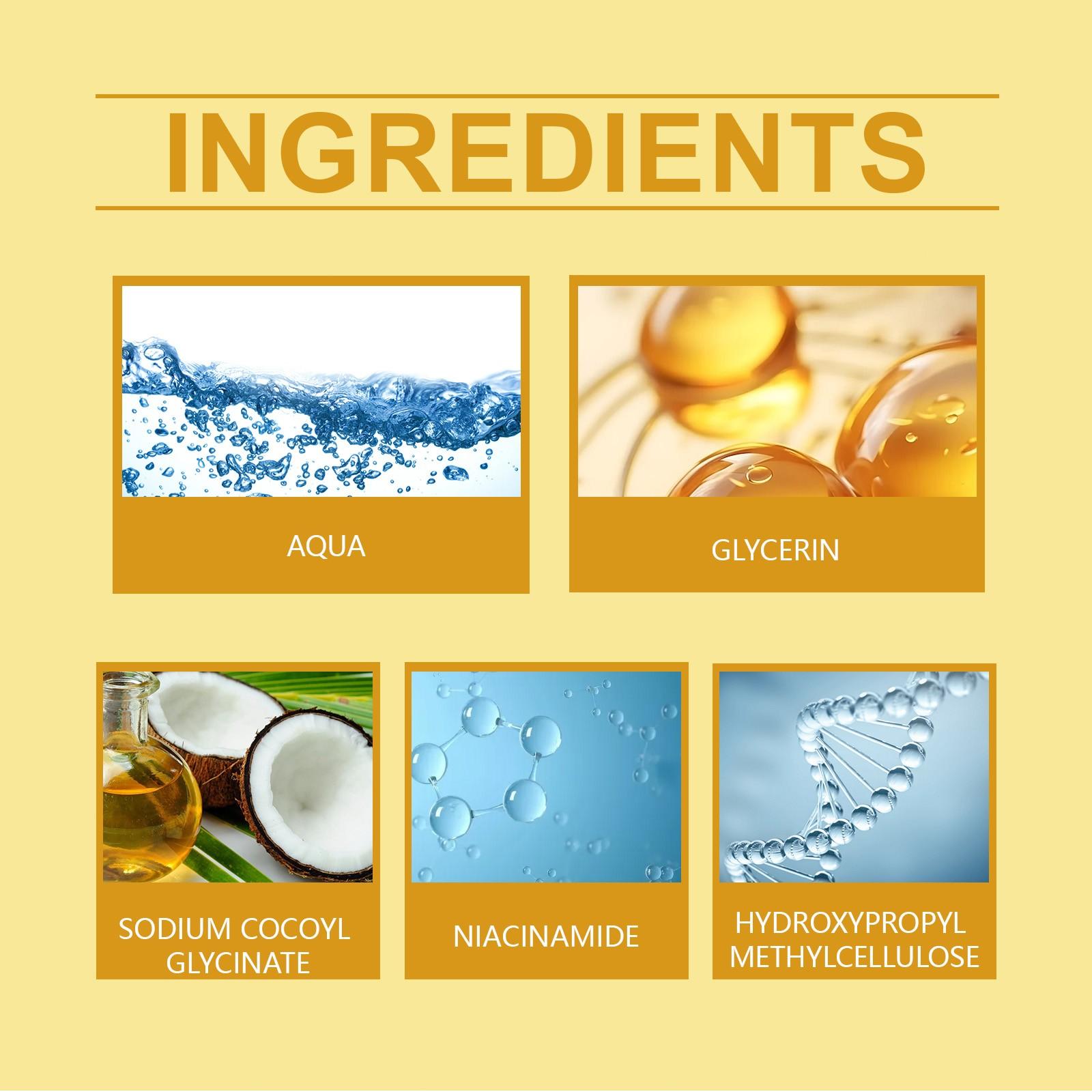 Niacinamide Brightening Cleanser 2-Pack, Deep Clean Hydrating Gentle Moisturizing, Non-Drying Whitening Face Wash, Soothing Skin Care