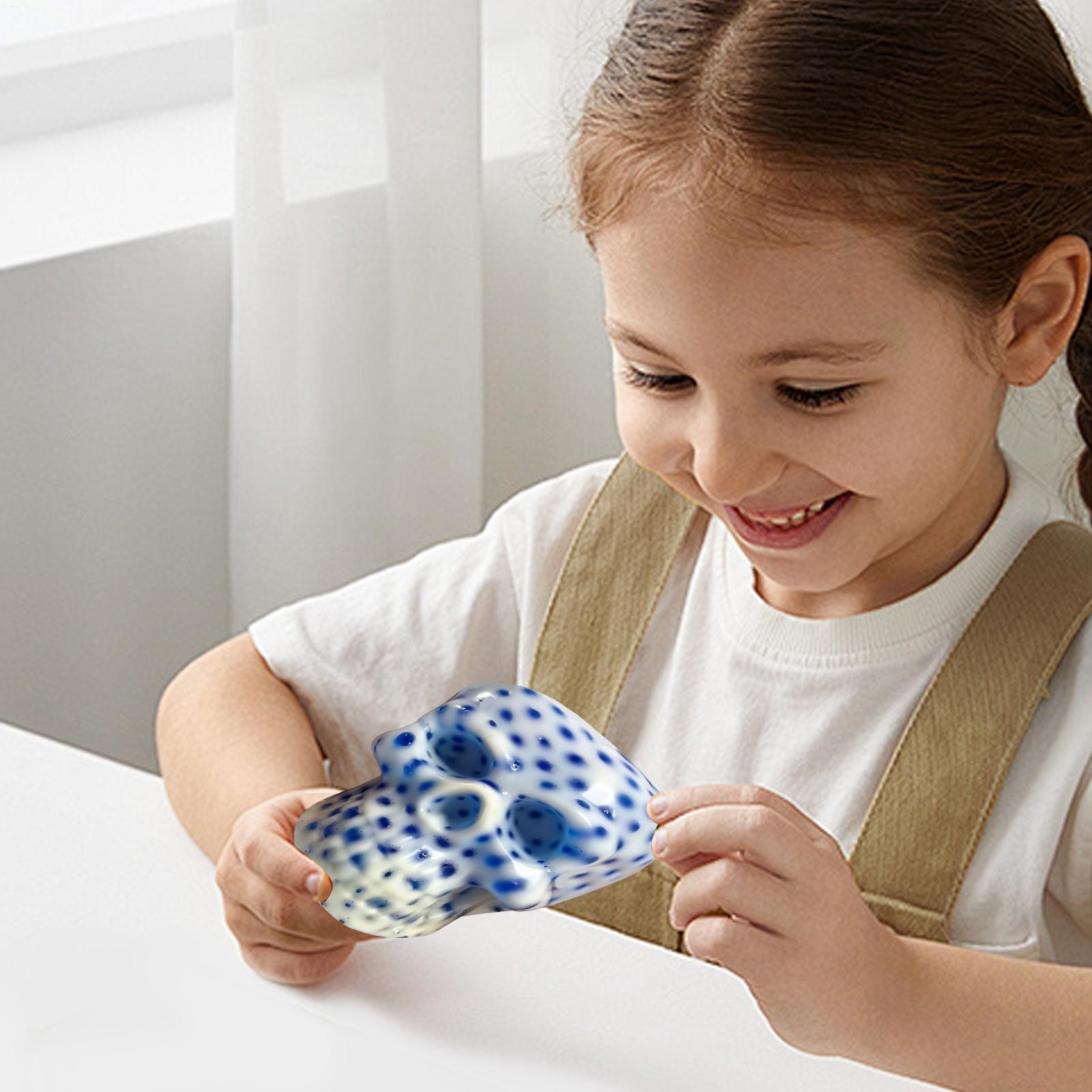Pimple Popping Toy Zit Popping Skull Sensory Fidgets for Kids Reusable Satisfying Gadgets Party Favors for Study Relieving