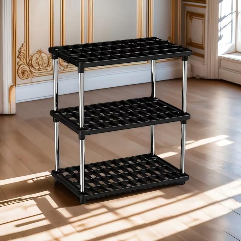 Kitchen Bathroom Standing Shelf, Multi-Functional Storage Rack, Space-Saving Organizer, Kitchen Utensil Holder, Home Organization