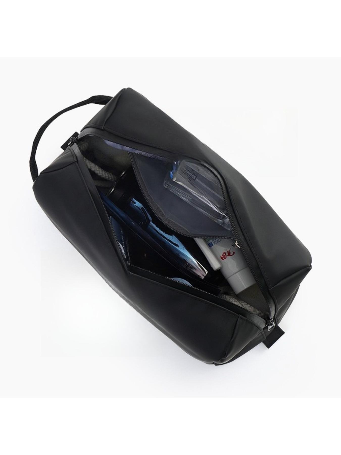 Waterproof toiletry bag for men, portable for business trips, new stylish gym shower bag, women's travel organizer cosmetic bag.