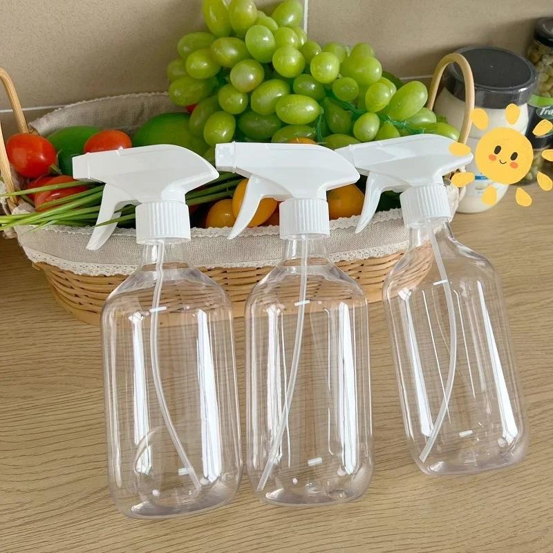 500ML Plastic Spray Bottle Large Capacity High Pressure Moisturizer Empty Container Plastic Travel Bottle for Water Can Hair Stylist Hairdressing