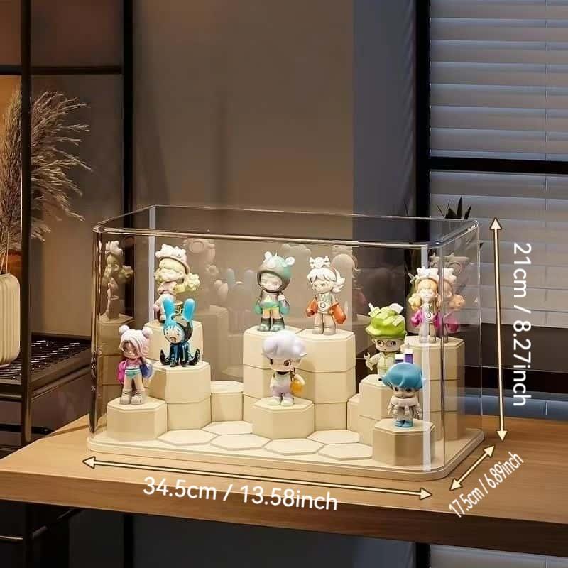 Blind Box Display Stand Transparent Dustproof Acrylic Figure Display Case, New Release for Collectors, Perfect Protection for Your Figures