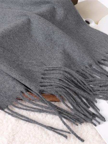 Women'sWinter scarf Solid Color Regular Faux Cashmere Scarf, Suitable For Seasonal Transition hijab, Daily Wear, Windproof And Warm, Red For Christmas Scarfs, Soft Warm Shawl