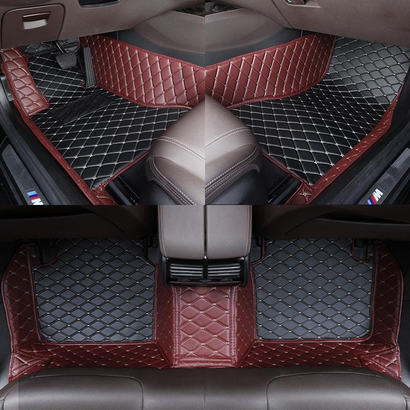 LHD PU Leather Car Floor Mats For Camaro 2010~2015 Carpets Rug Foot Pads interior Accessories detachable specialized leather mats, waterproof and thickened easy-to-clean mats, dirt-proof protection for car interior items, not for sale in the UK