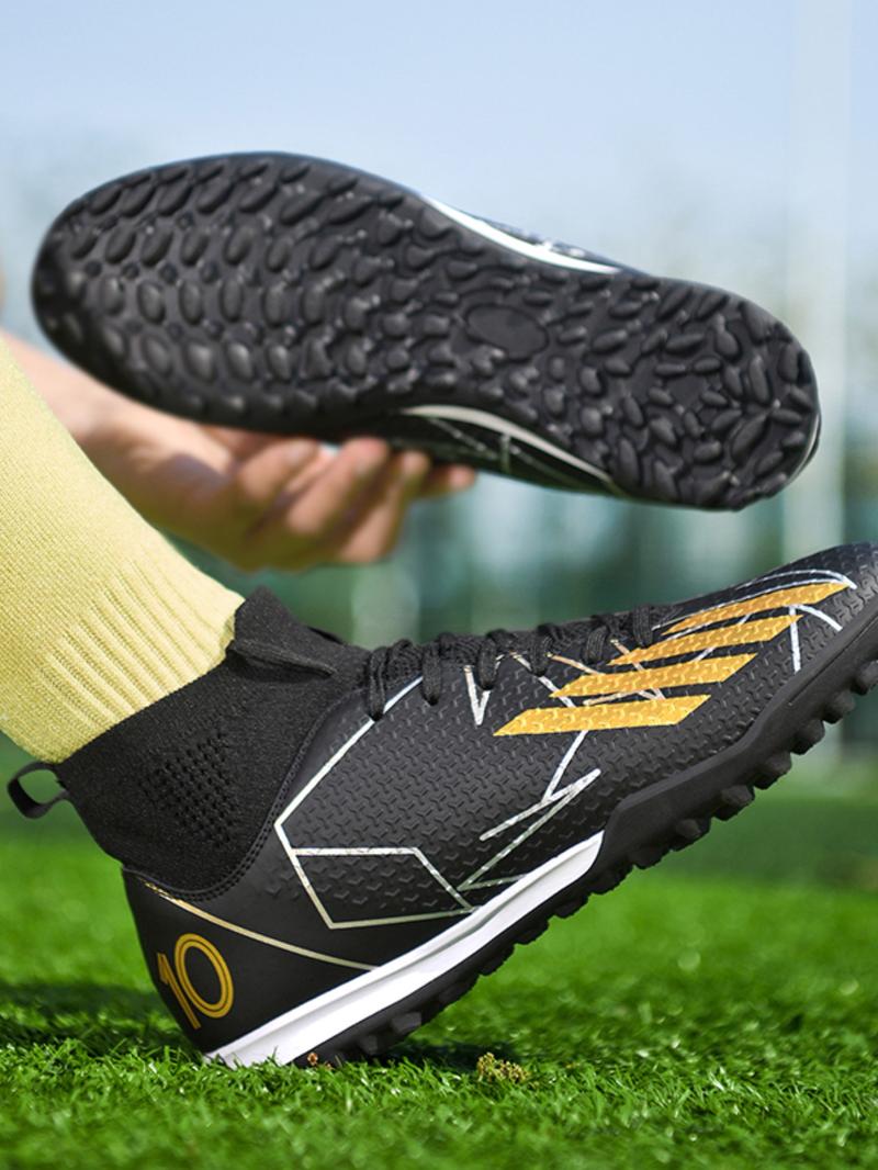 New Football Shoes Recommendation High-Top Nails Anti-Slip Grip Adult Unisex, Durable Training Cleats for Men & Women, Football Boots