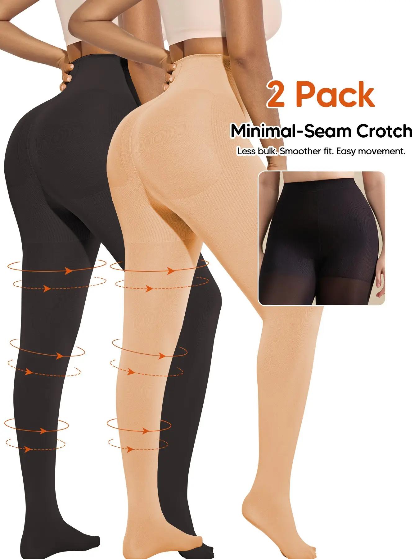 Women's Tummy Control Full-Foot 8-15mmhg Compression Pantyhose, Supportive & Comfortable,  Ideal for Daily Wear Teacher, Doctor, Medical Grade Compression Socks