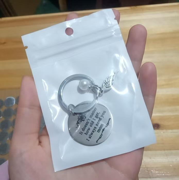 Mother's Day Gifts Keyring from Daughter Son for Mom Birthday Valentine's Day Any Occasion-I Always Need You Mom