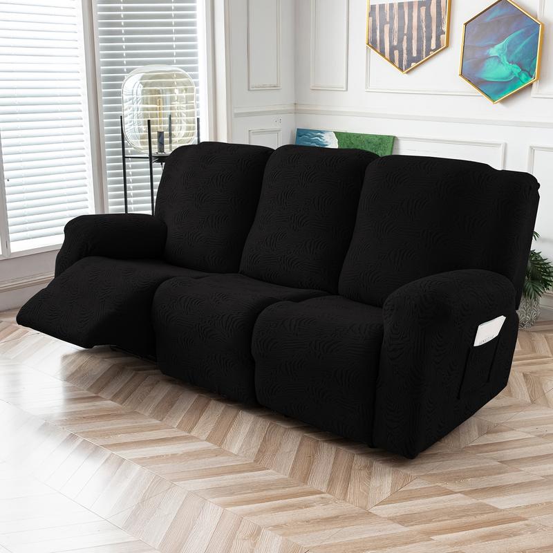 Leopard Print Stretch Recliner Sofa Cover, 3-Seater Sectional Slipcover with Pockets, Machine Washable Furniture, Protector #TikTokShopHolidayHaul Leopard Print Stretch Recliner Sofa Cover, 3-Seater Sectional Slipcover with Pockets, Machine Washable Furniture, Protector #TikTokShopHolidayHaul