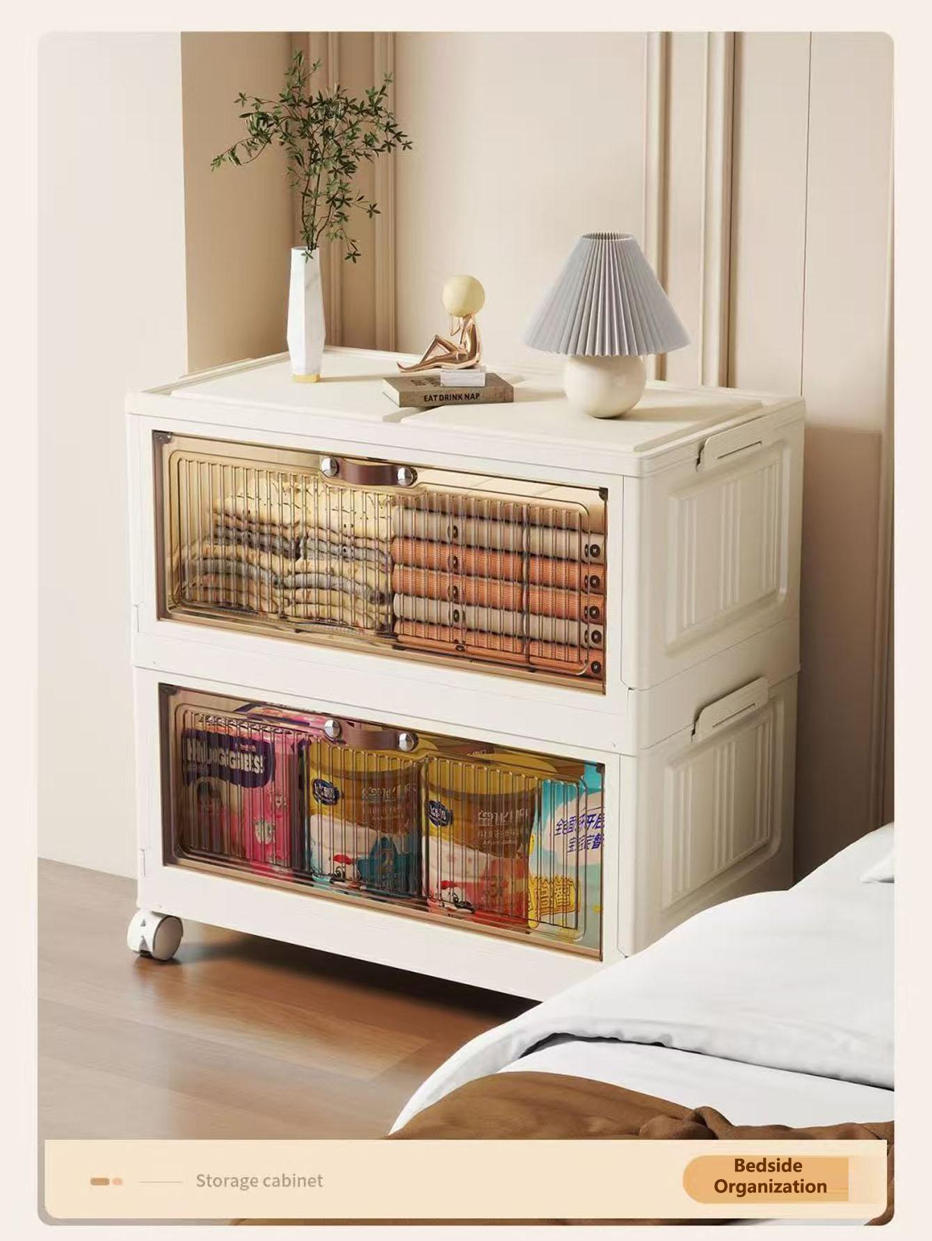 Multi-Layer, Multifunctional Storage Cabinet, Home Organizer Rack, Snack Box Holder, Easy Assembly, Space-Saving Design, Ideal for Kitchen & Living Room