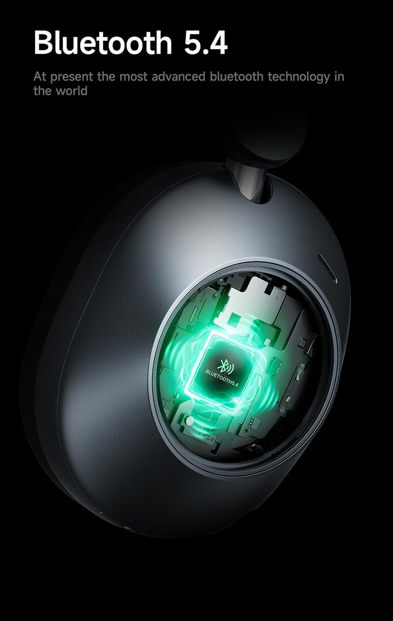 Picun F6 Hydrid Active Noise Cancelling Headphones with ENC, Time with Transparency Mode, iPhone / Android,Hi-Res Audio & Deep Bass Foldable Wireless Headphones with Mic for Travel, Home, Office