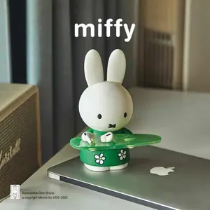 Kawaii Miffy Rabbit Tray Series Trendy Figurine Storage Rabbit Figurine Peripheral Gifts