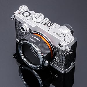 K&F Concept Lens Mount Adapter, Contax/Yashica (C/Y) Lens to Sony Alpha NEX E-Mount Camera