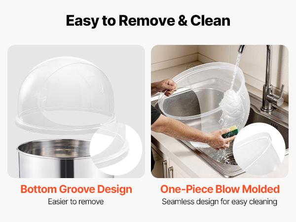 VEVOR Cotton Candy Machine Cover, Transparent Acrylic Dome Bubble Shield, Cotton Candy Machine Bubble Shield Compatible with 20.5in Cottons Candies Machines Bowl for Party, Shops, Bottom Groove Design VEVOR Cotton Candy Machine Cover, Transparent Acrylic Dome Bubble Shield, Cotton Candy Machine Bubble Shield Compatible with 20.5in Cottons Candies Machines Bowl for Party, Shops, Bottom Groove Design