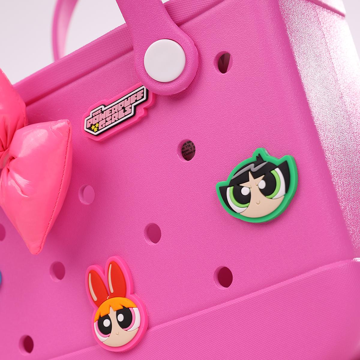 The Powerpuff Girls Collection Holes Handheld Bag - Lightweight Handheld Bag for Women Beach Grocery Shopping, Cartoon Collab, Casual Outings Easter Basket,Hole Bags with a Hole Diameter of 1 cm The Powerpuff Girls Collection Holes Handheld Bag - Lightweight Handheld Bag for Women Beach Grocery Shopping, Cartoon Collab, Casual Outings Easter Basket,Hole Bags with a Hole Diameter of 1 cm